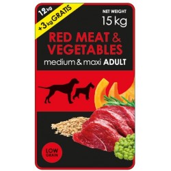 Kudo LG Red Meat Adult 12kg + 3 kg Omaggio - Promozione