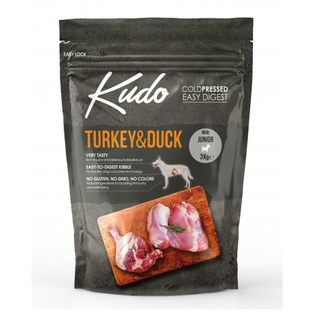 Kudo Lg Turkey - Duck Mini Junior 3 Kg