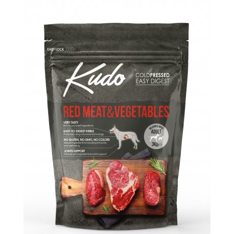 Kudo LG Red Meat Medium Maxi Adult 3 kg