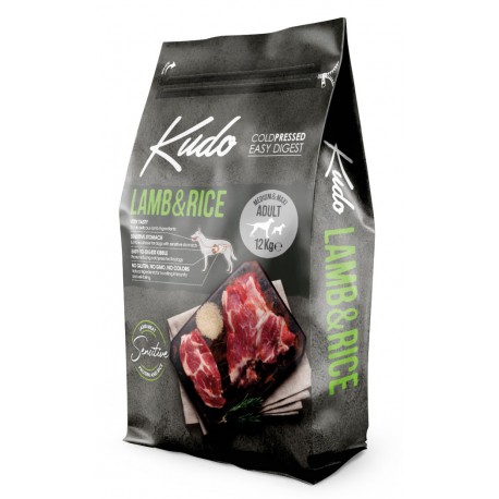 Kudo Lg Lamb and Rice Med-Maxi Adult 12 Kg