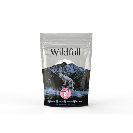 Wildfull Cat - Salmon Hair&Skin 1,5 Kg